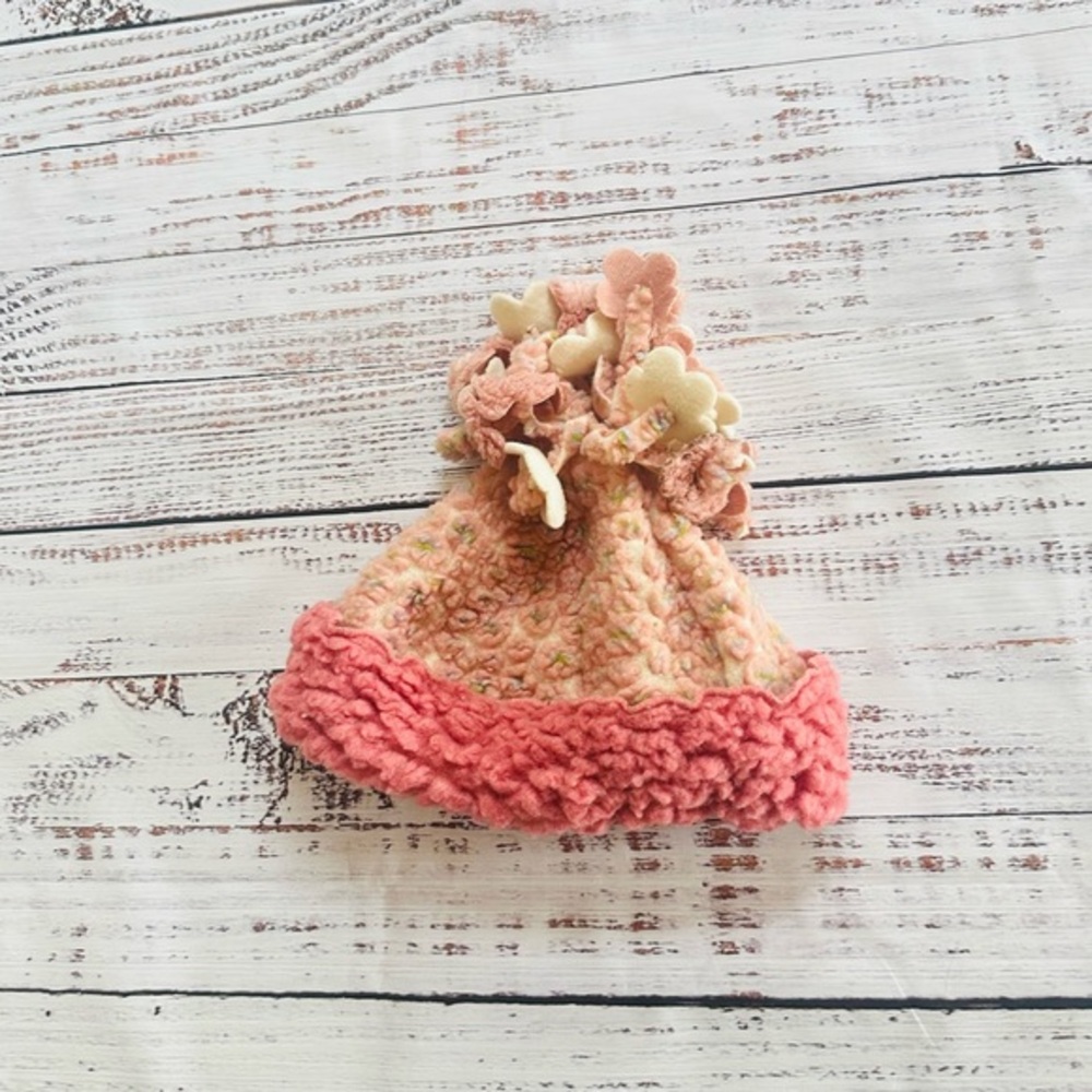 Little Girls unique vintage winter hat!